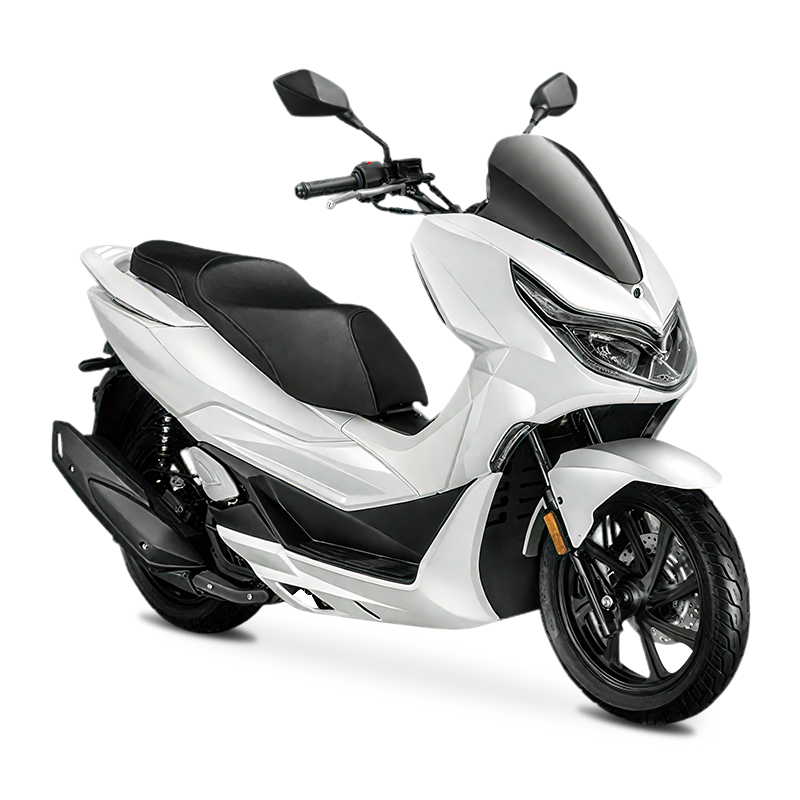 150cc скутер серии HTX с интеллектуальной системой ключа, водяным охлаждением и светодиодной фарой